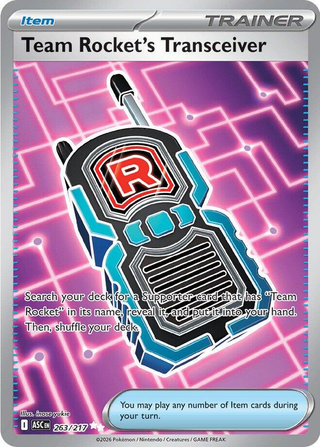 Team Rocket's Transceiver (263/217) [Mega Evolution: Ascended Heroes] | L.A. Mood Comics and Games