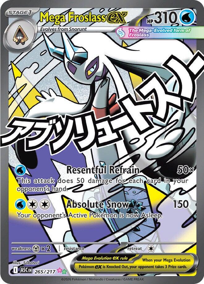 Mega Froslass ex (265/217) [Mega Evolution: Ascended Heroes] | L.A. Mood Comics and Games
