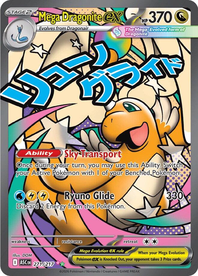 Mega Dragonite ex (271/217) [Mega Evolution: Ascended Heroes] | L.A. Mood Comics and Games