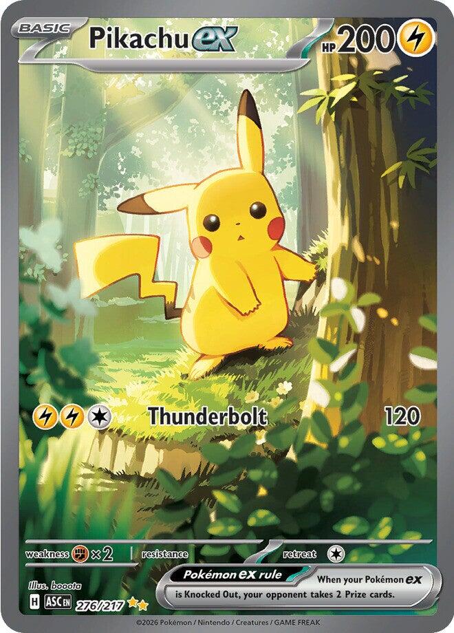 Pikachu ex (276/217) [Mega Evolution: Ascended Heroes] | L.A. Mood Comics and Games