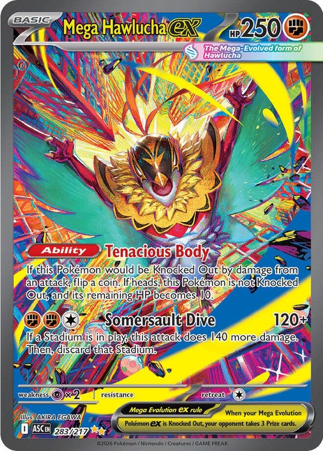 Mega Hawlucha ex (283/217) [Mega Evolution: Ascended Heroes] | L.A. Mood Comics and Games