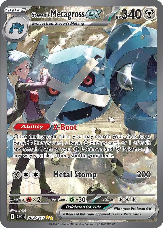 Steven's Metagross ex (289/217) [Mega Evolution: Ascended Heroes] | L.A. Mood Comics and Games
