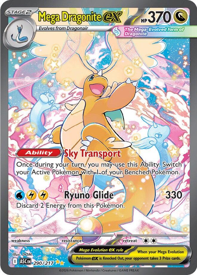 Mega Dragonite ex (290/217) [Mega Evolution: Ascended Heroes] | L.A. Mood Comics and Games