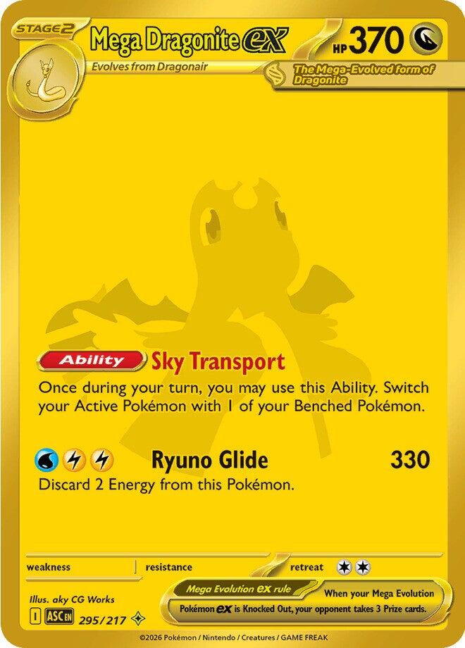 Mega Dragonite ex (295/217) [Mega Evolution: Ascended Heroes] | L.A. Mood Comics and Games