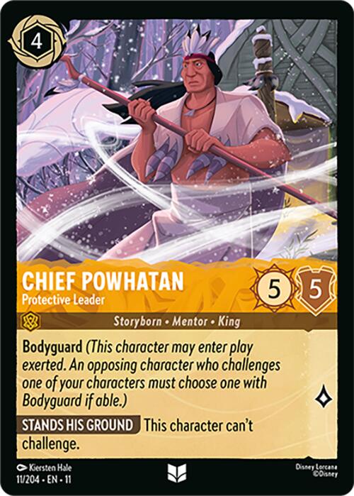 Chief Powhatan - Protective Leader (11/204) [Winterspell] | L.A. Mood Comics and Games