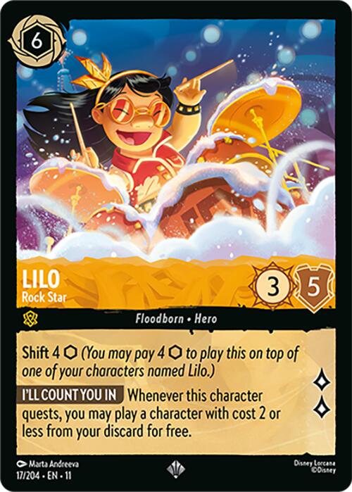 Lilo - Rock Star (17/204) [Winterspell] | L.A. Mood Comics and Games