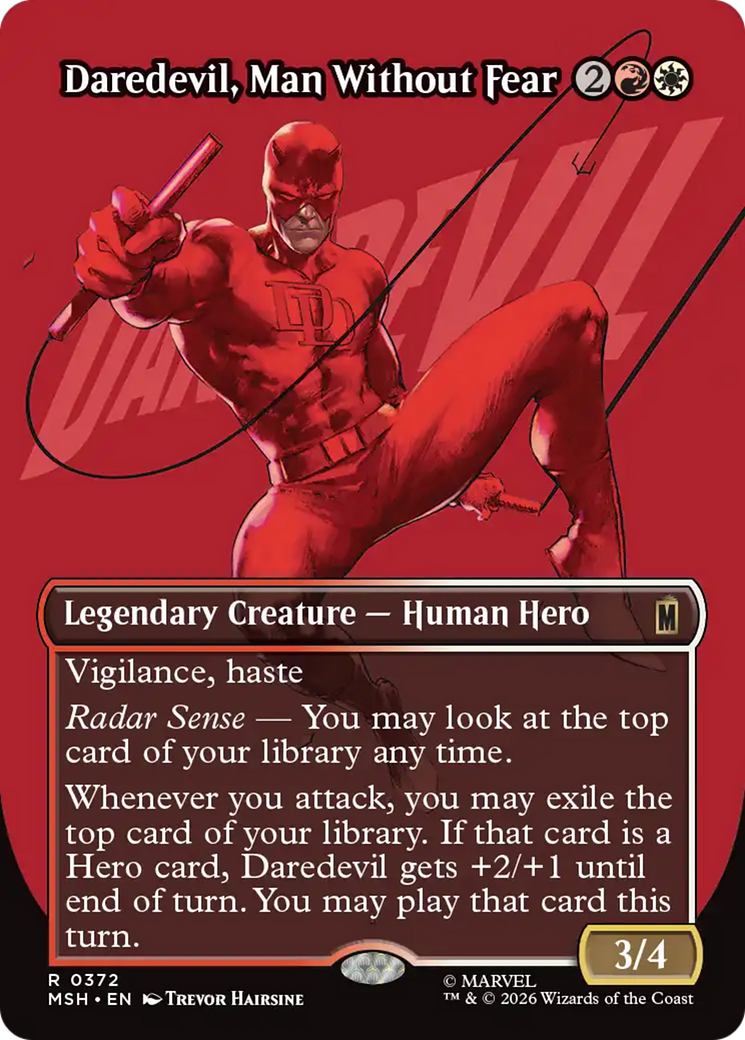 Daredevil, Man Without Fear (Borderless) (0372) [Marvel Super Heroes] | L.A. Mood Comics and Games