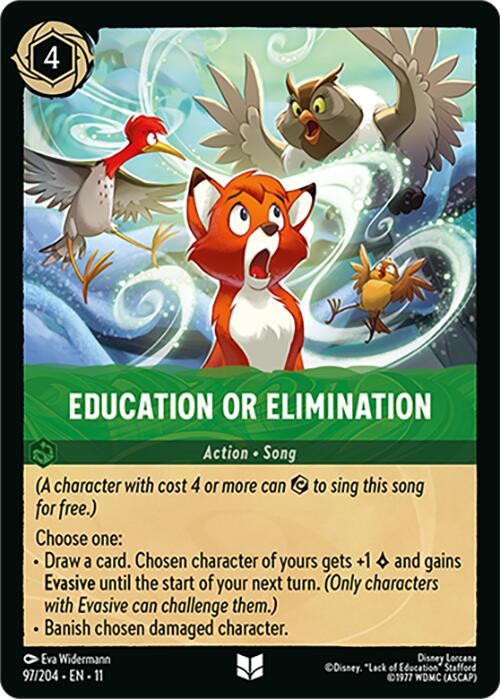 Education or Elimination (97/204) [Winterspell] | L.A. Mood Comics and Games