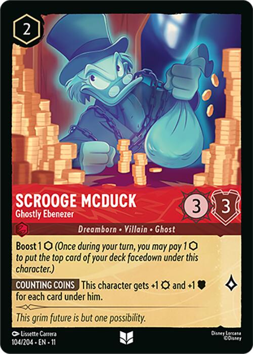Scrooge McDuck - Ghostly Ebenezer (104/204) [Winterspell] | L.A. Mood Comics and Games