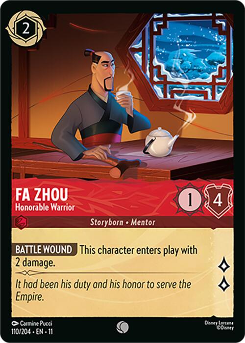 Fa Zhou - Honorable Warrior (110/204) [Winterspell] | L.A. Mood Comics and Games
