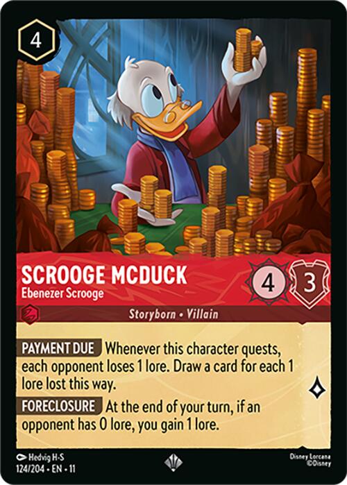 Scrooge McDuck - Ebenezer Scrooge (124/204) [Winterspell] | L.A. Mood Comics and Games