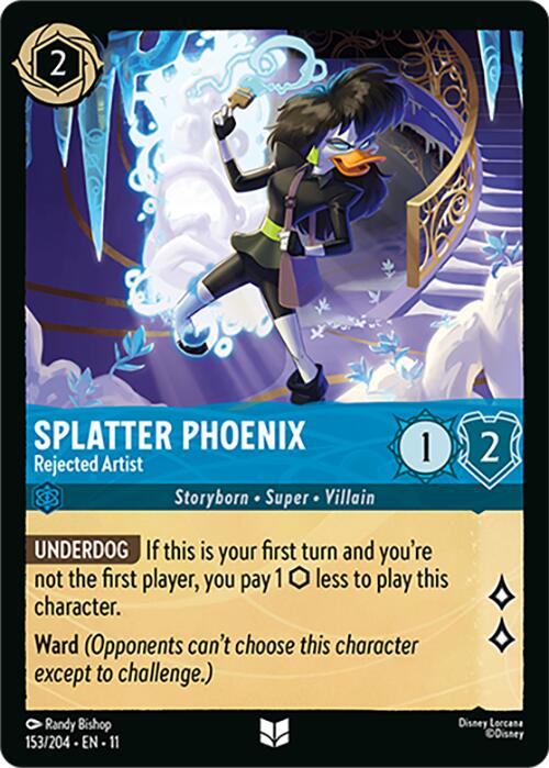 Splatter Phoenix - Rejected Artist (153/204) [Winterspell] | L.A. Mood Comics and Games