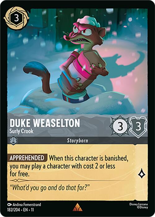 Duke Weaselton - Surly Crook (182/204) [Winterspell] | L.A. Mood Comics and Games