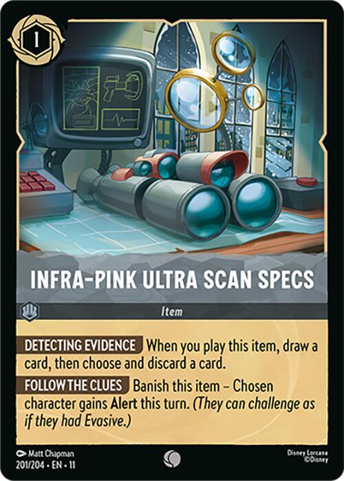 Infra-Pink Ultra Scan Specs (201/204) [Winterspell] | L.A. Mood Comics and Games