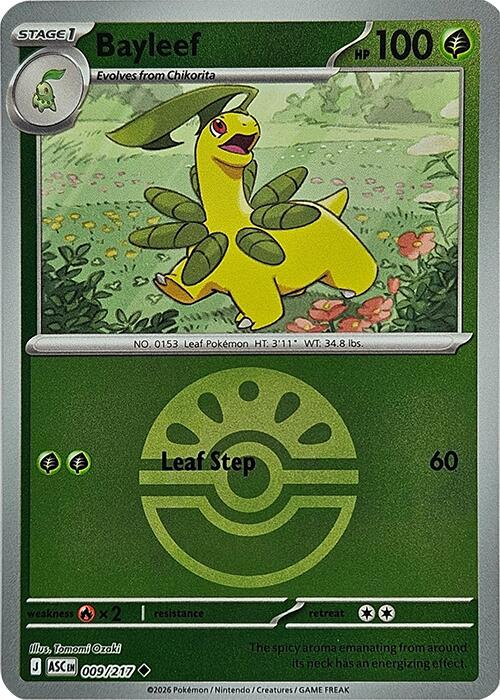 Bayleef (009/217) (Friend Ball) [Mega Evolution: Ascended Heroes] | L.A. Mood Comics and Games
