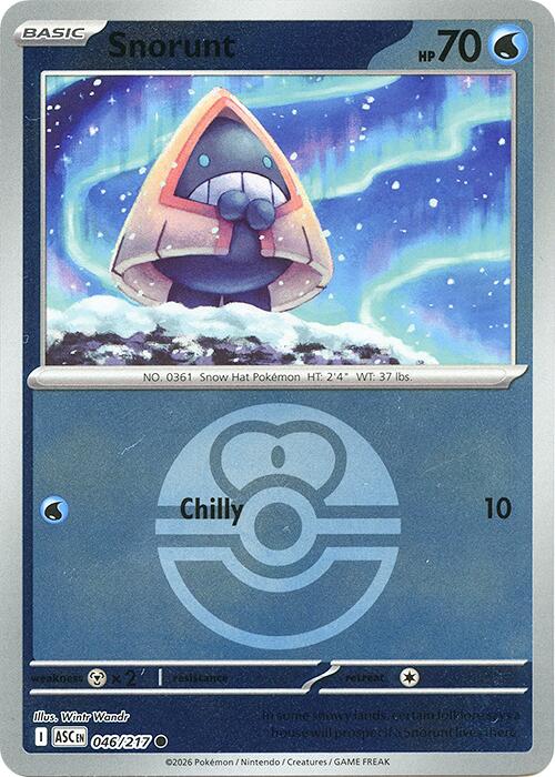 Snorunt (046/217) (Love Ball) [Mega Evolution: Ascended Heroes] | L.A. Mood Comics and Games