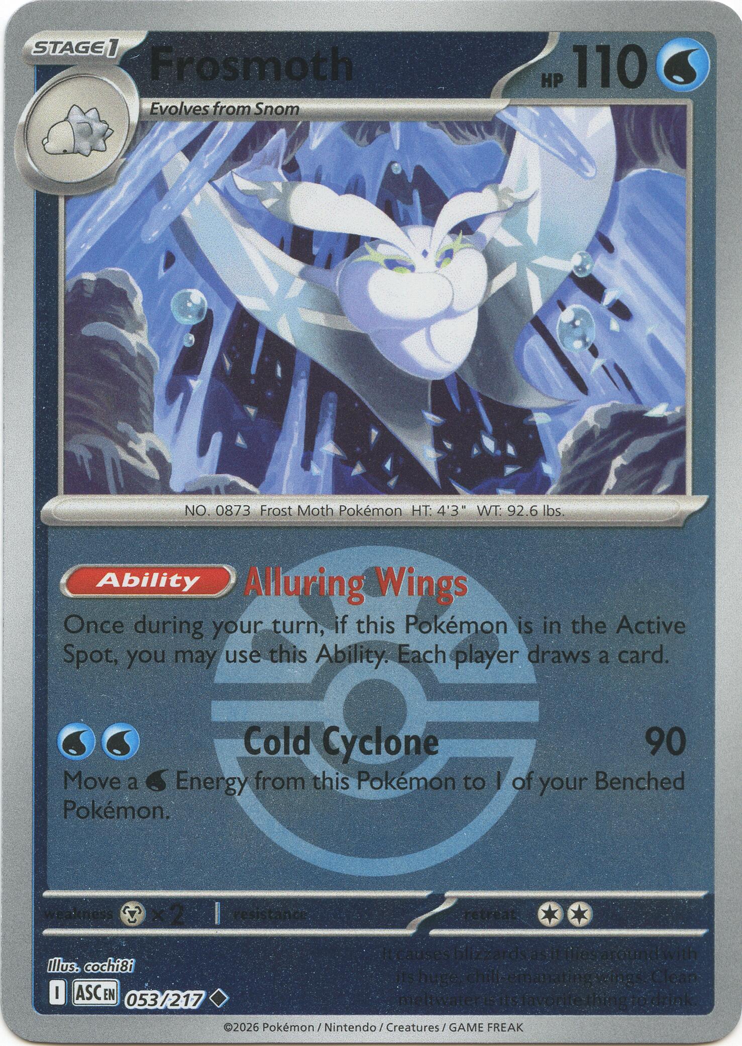 Frosmoth (053/217) (Friend Ball) [Mega Evolution: Ascended Heroes] | L.A. Mood Comics and Games