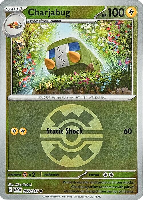 Charjabug (065/217) (Quick Ball) [Mega Evolution: Ascended Heroes] | L.A. Mood Comics and Games