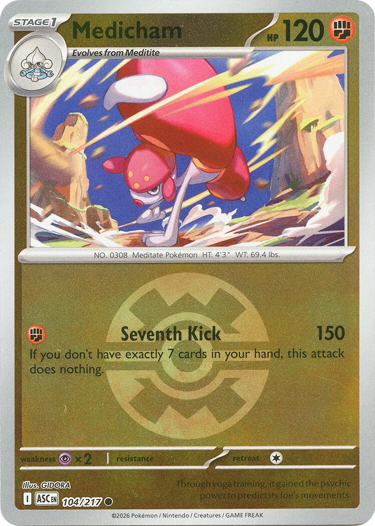 Medicham (104/217) (Quick Ball) [Mega Evolution: Ascended Heroes] | L.A. Mood Comics and Games