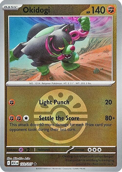 Okidogi (122/217) (Friend Ball) [Mega Evolution: Ascended Heroes] | L.A. Mood Comics and Games