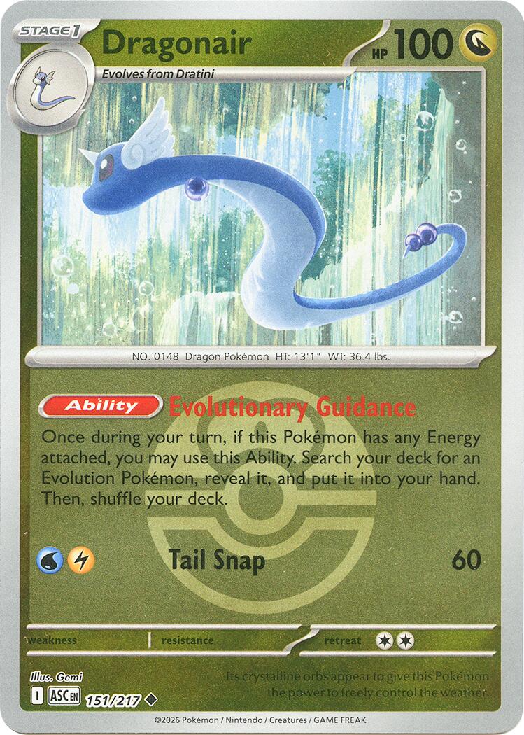 Dragonair (151/217) (Love Ball) [Mega Evolution: Ascended Heroes] | L.A. Mood Comics and Games