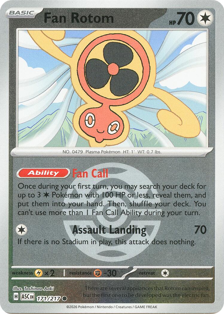 Fan Rotom (171/217) (Dusk Ball) [Mega Evolution: Ascended Heroes] | L.A. Mood Comics and Games