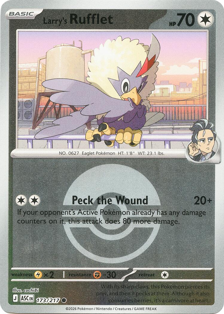 Larry's Rufflet (173/217) (Poke Ball) [Mega Evolution: Ascended Heroes] | L.A. Mood Comics and Games