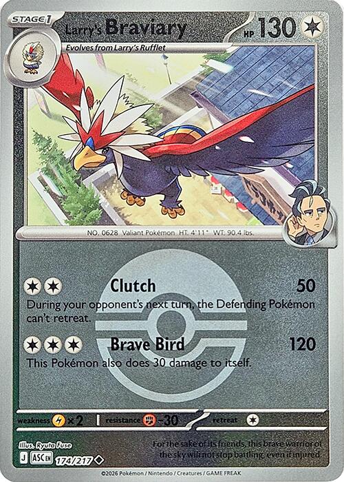 Larry's Braviary (174/217) (Poke Ball) [Mega Evolution: Ascended Heroes] | L.A. Mood Comics and Games