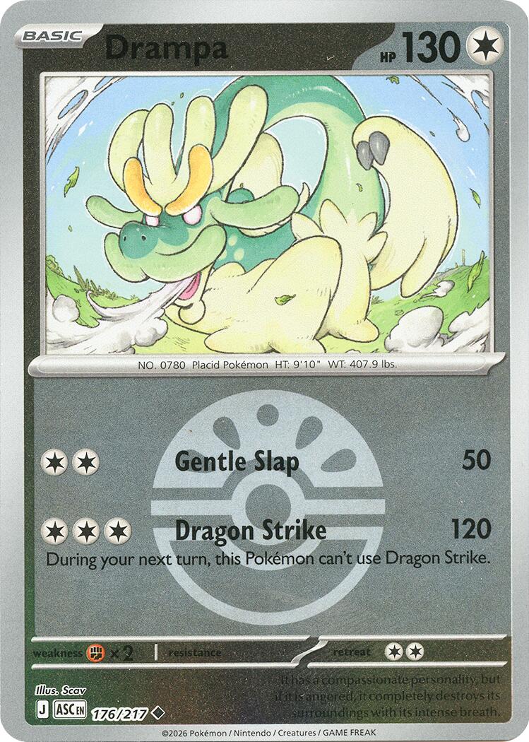Drampa (176/217) (Friend Ball) [Mega Evolution: Ascended Heroes] | L.A. Mood Comics and Games