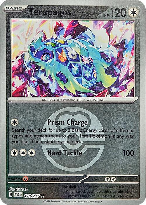 Terapagos (178/217) (Love Ball) [Mega Evolution: Ascended Heroes] | L.A. Mood Comics and Games