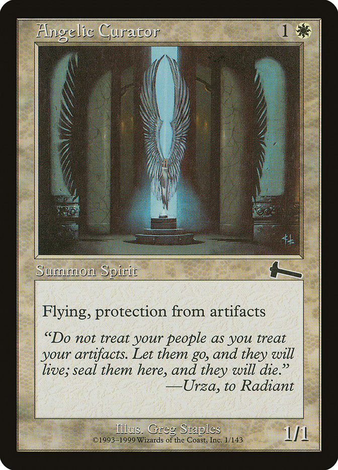 Angelic Curator [Urza's Legacy] | L.A. Mood Comics and Games