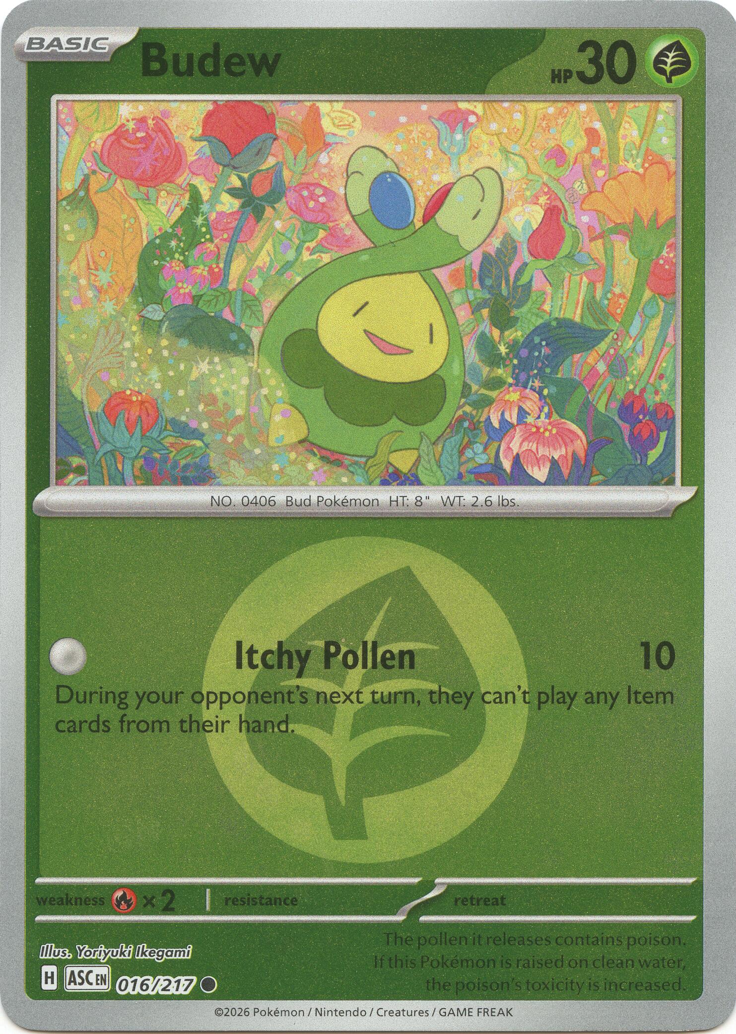 Budew (016/217) (Energy Symbol Pattern) [Mega Evolution: Ascended Heroes] | L.A. Mood Comics and Games