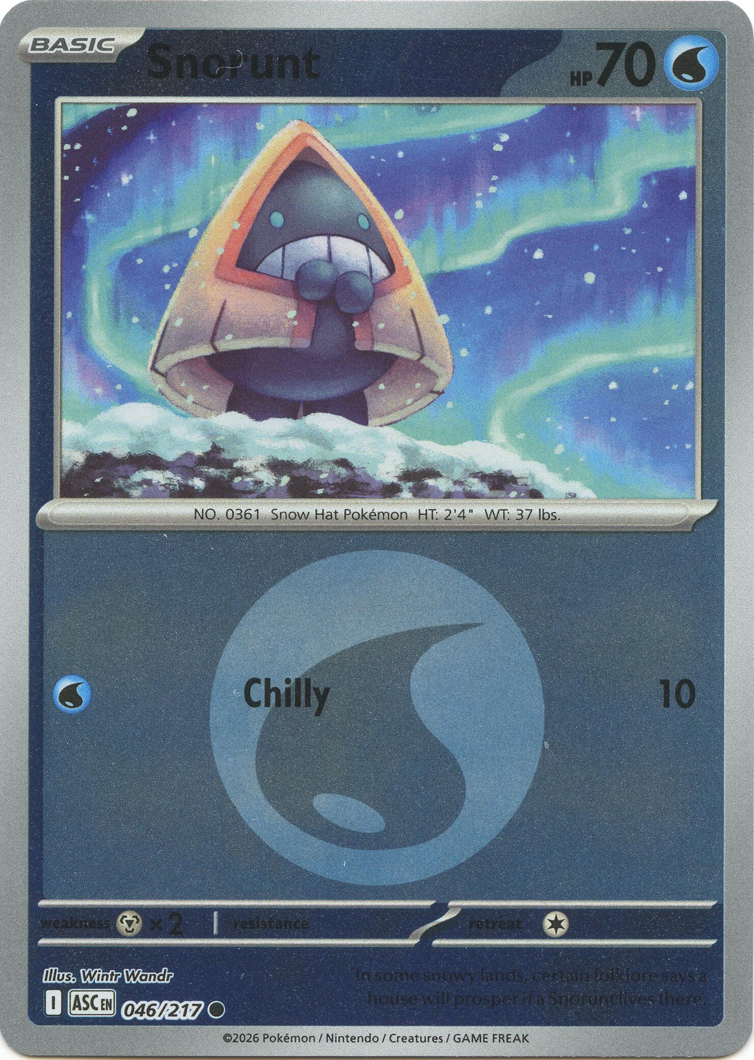 Snorunt (046/217) (Energy Symbol Pattern) [Mega Evolution: Ascended Heroes] | L.A. Mood Comics and Games
