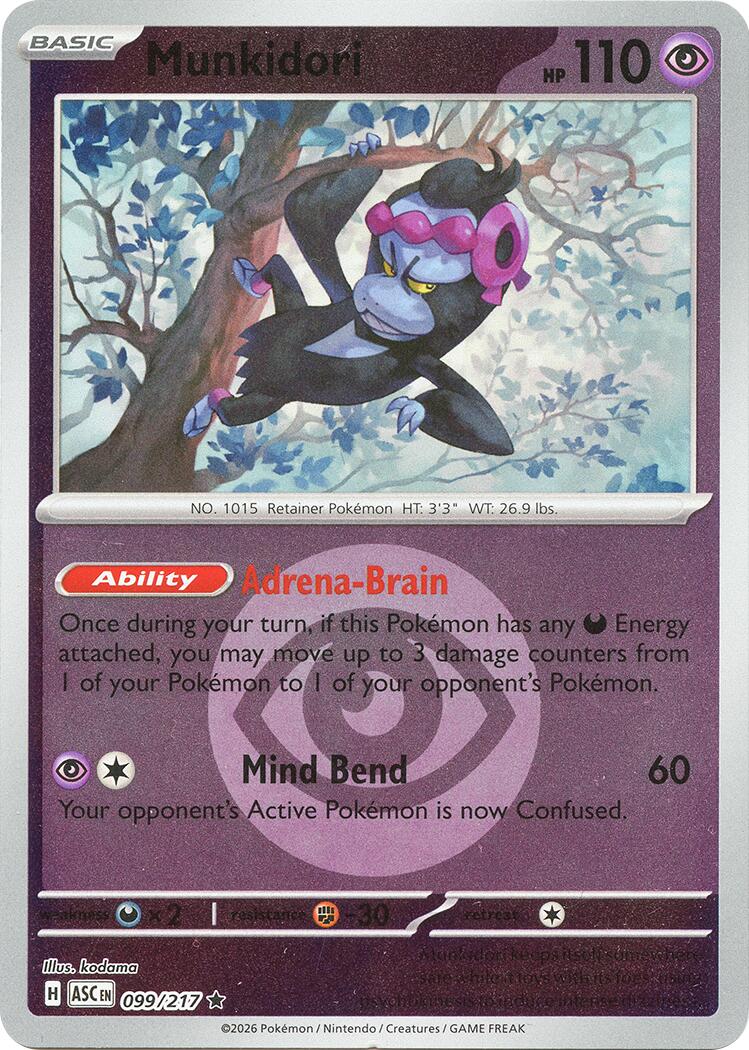 Munkidori (099/217) (Energy Symbol Pattern) [Mega Evolution: Ascended Heroes] | L.A. Mood Comics and Games