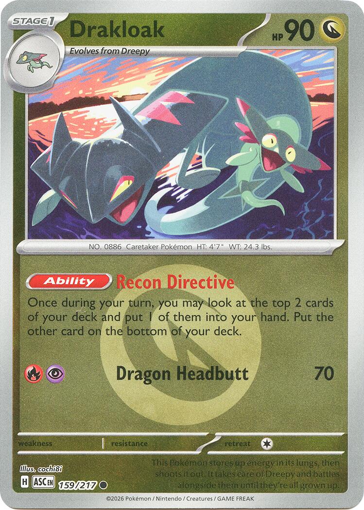Drakloak (159/217) (Energy Symbol Pattern) [Mega Evolution: Ascended Heroes] | L.A. Mood Comics and Games