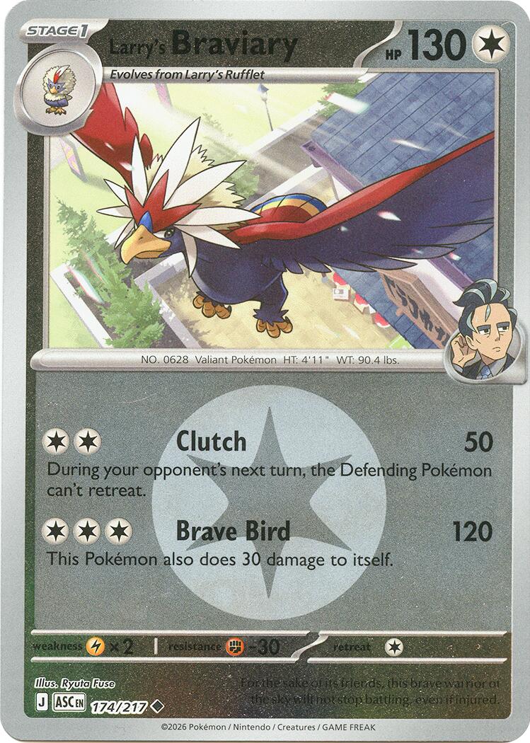Larry's Braviary (174/217) (Energy Symbol Pattern) [Mega Evolution: Ascended Heroes] | L.A. Mood Comics and Games