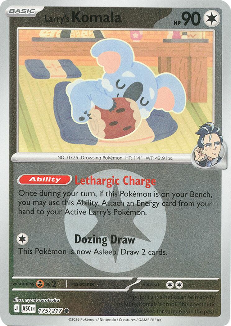 Larry's Komala (175/217) (Energy Symbol Pattern) [Mega Evolution: Ascended Heroes] | L.A. Mood Comics and Games