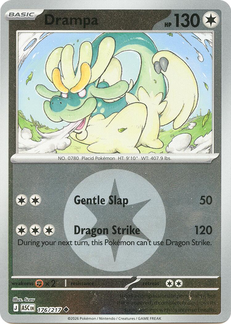 Drampa (176/217) (Energy Symbol Pattern) [Mega Evolution: Ascended Heroes] | L.A. Mood Comics and Games