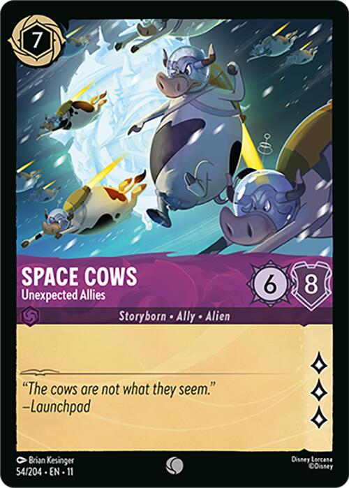 Space Cows - Unexpected Allies (54/204) [Winterspell] | L.A. Mood Comics and Games