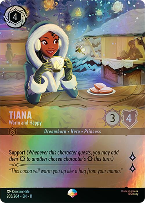 Tiana - Warm and Happy (Epic) (205/204) [Winterspell] | L.A. Mood Comics and Games