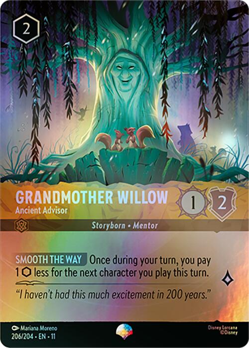 Grandmother Willow - Ancient Advisor (Epic) (206/204) [Winterspell] | L.A. Mood Comics and Games