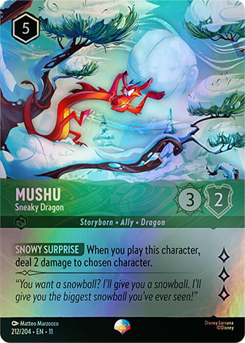 Mushu - Sneaky Dragon (Epic) (212/204) [Winterspell] | L.A. Mood Comics and Games
