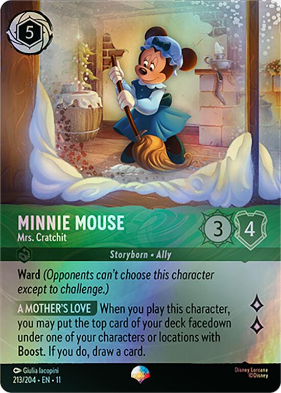 Minnie Mouse - Mrs. Cratchit (Epic) (213/204) [Winterspell] | L.A. Mood Comics and Games