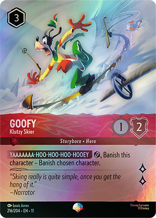 Goofy - Klutzy Skier (Epic) (216/204) [Winterspell] | L.A. Mood Comics and Games
