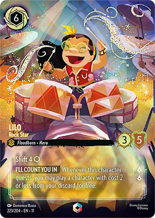 Lilo - Rock Star (Enchanted) (223/204) [Winterspell] | L.A. Mood Comics and Games