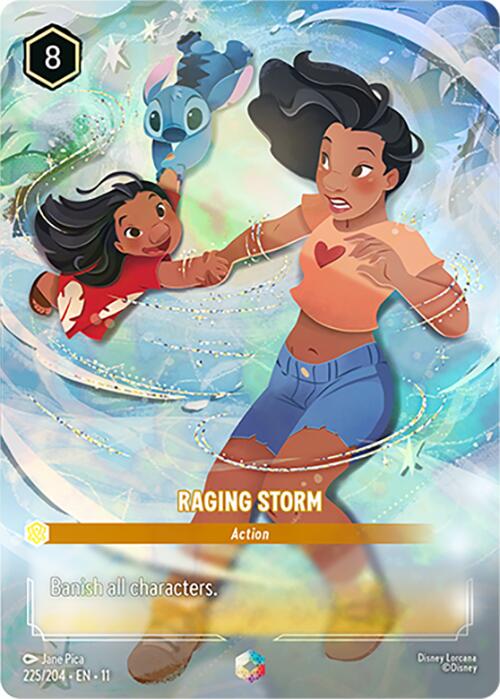 Raging Storm (Enchanted) (225/204) [Winterspell] | L.A. Mood Comics and Games