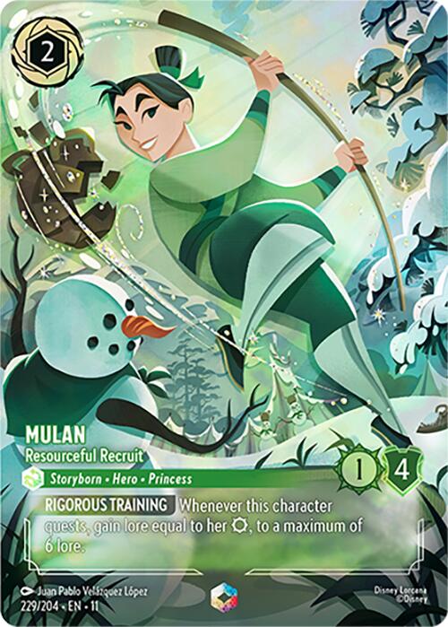 Mulan - Resourceful Recruit (Enchanted) (229/204) [Winterspell] | L.A. Mood Comics and Games