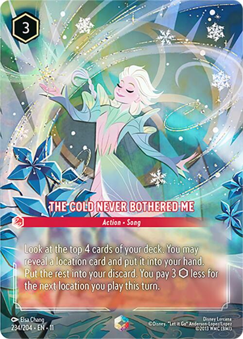 The Cold Never Bothered Me (Enchanted) (234/204) [Winterspell] | L.A. Mood Comics and Games