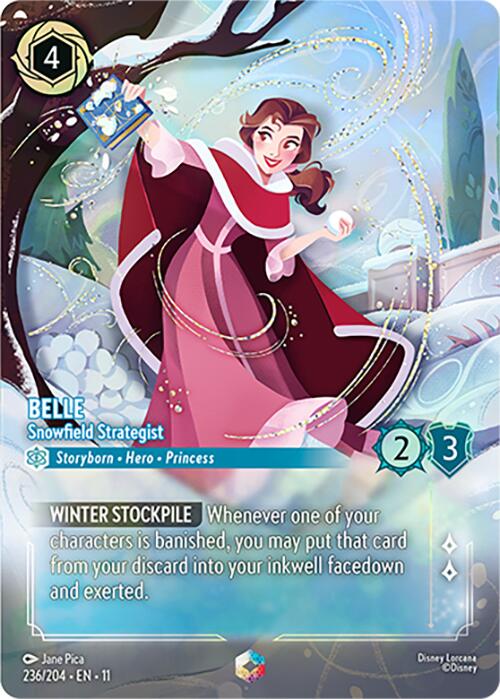 Belle - Snowfield Strategist (Enchanted) (236/204) [Winterspell] | L.A. Mood Comics and Games