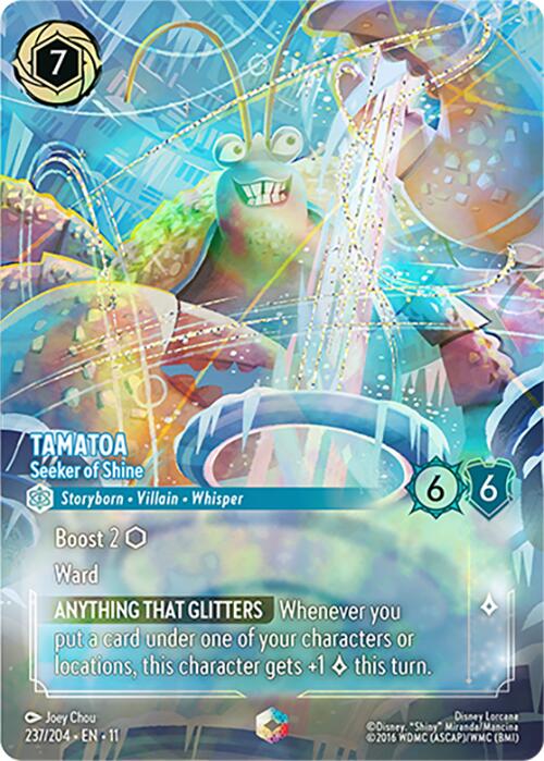 Tamatoa - Seeker of Shine (Enchanted) (237/204) [Winterspell] | L.A. Mood Comics and Games